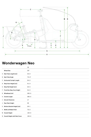 Geometria Rower elektryczny Cannondale Wonderwagen NEO 1 GRY
