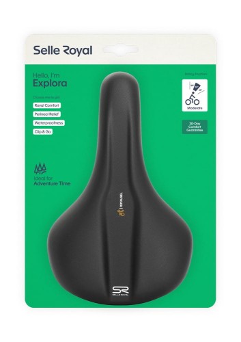 Przejdź do produktu Siodło SELLEROYAL EXPLORA MODERATE 60st. żelowe, unisex, 415g (NEW)