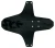 Błotnik FLAP GUARD 26-29" przód czarny
