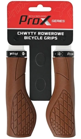 Chwyty Prox GP-35 Ergo 130mm skręcane brown