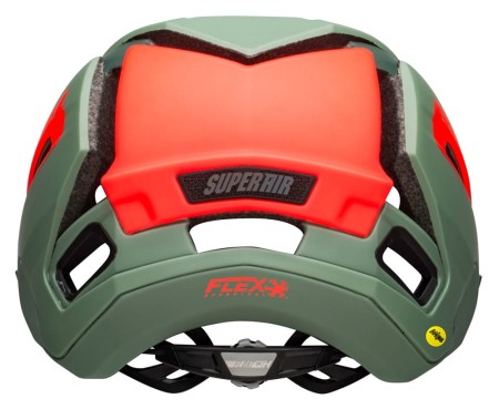 Kask mtb BELL SUPER AIR MIPS SPHERICAL matte gloss green infrared roz. L (58-62 cm) (NEW) - rove.pl