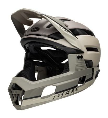 Kask full face BELL SUPER AIR R MIPS SPHERICAL matte cement gray roz. L (58–62 cm) (NEW) - rove.pl