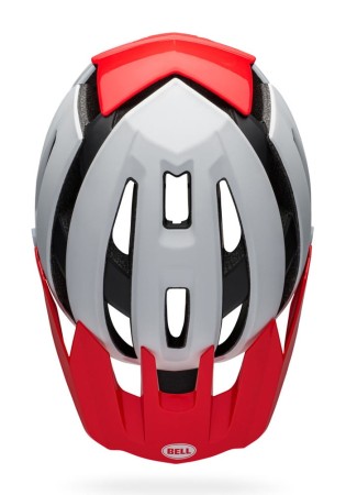 Kask mtb BELL SUPER AIR MIPS SPHERICAL matte gloss white infrared roz. M (55-59 cm) (NEW 2024) - rove.pl