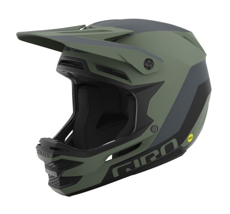 Kask full face GIRO INSURGENT SPHERICAL matte hedge green dark shark roz. M/L