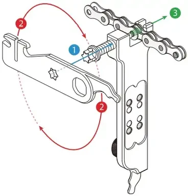 Klucz do łańcucha LEZYNE MULTI CHAIN PLIERS