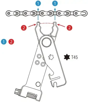 Klucz do łańcucha LEZYNE MULTI CHAIN PLIERS
