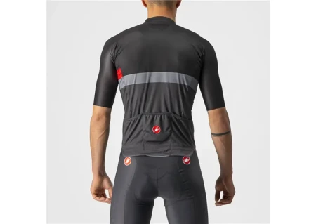 Koszulka rowerowa Castelli A Blocco Black