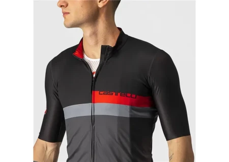 Koszulka rowerowa Castelli A Blocco Black