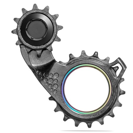 Wózek przerzutki Absoluteblack HollowCage V2 Carbon Ceramic Sram Etap AXS 12s, złoty - rove.pl