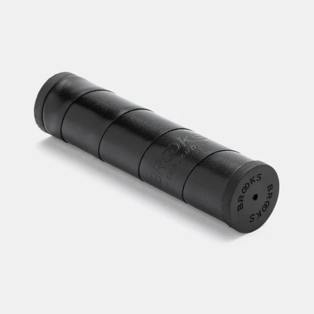 Chwyty BROOKS WILLOW LEATHER GRIPS, Black, Rozmiar 130/130 - rove.pl