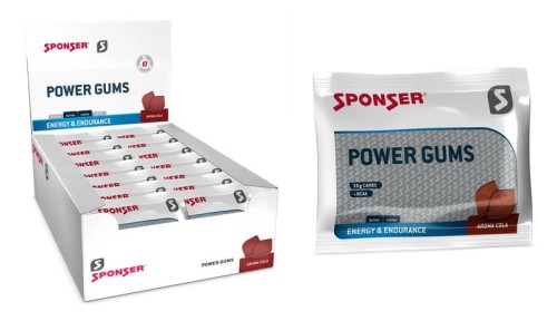 Przejdź do produktu Gumy energetyczne SPONSER POWER GUMS COLA (BCCA+TAURYNA) (pudełko 20 saszetek x 75g) (NEW)