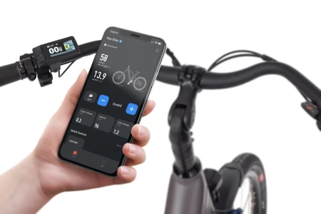 Rower elektryczny Ecobike X-City Coffee r.17