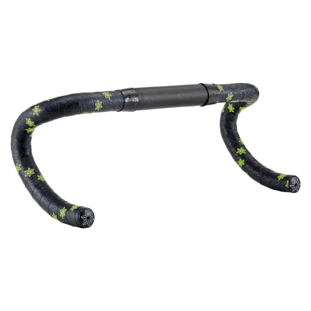 Owijka Supacaz Super Sticky Kush - Star Fade - Neon Green + Black Star Plugz
