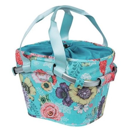 Kosz na przedni bagażnik BASIL BLOOM FIELD CARRY ALL REAR BASKET, KF System 22L, sky blue (NEW) - rove.pl