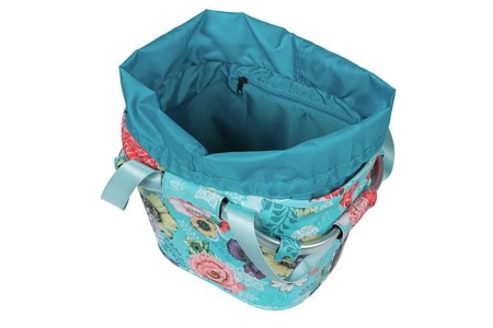 Kosz na przedni bagażnik BASIL BLOOM FIELD CARRY ALL REAR BASKET, KF System 22L, sky blue (NEW) - rove.pl