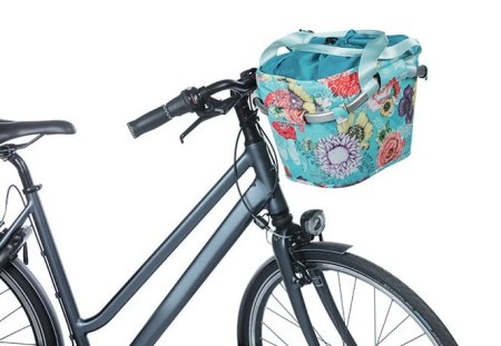 Kosz na przedni bagażnik BASIL BLOOM FIELD CARRY ALL REAR BASKET, KF System 22L, sky blue (NEW) - rove.pl