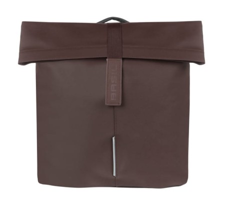Sakwa miejska podwójna BASIL CITY DOUBLE PANNIER BAG MIK 28-32L, MIK System (ready to go), roasted brown
