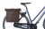 Sakwa miejska podwójna BASIL CITY DOUBLE PANNIER BAG MIK 28-32L, MIK System (ready to go), roasted brown - rove.pl