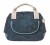 Sakwa miejska pojedyncza BASIL BOHEME CITY KF 8L, wodoodporny poliester, indigo blue (bez płytki mocującej) (NEW) - rove.pl