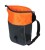 Sakwa miejska pojedyncza BASIL MILES TARPAULIN DAYPACK 17L, Hook On System, 100% wodoodporna black orange (NEW)