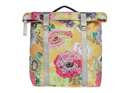 Torba na bagażnik BASIL BLOOM FIELD DOUBLE PANNIER BAG MIK 28-35L, MIK System (ready to go) honey yellow (NEW)