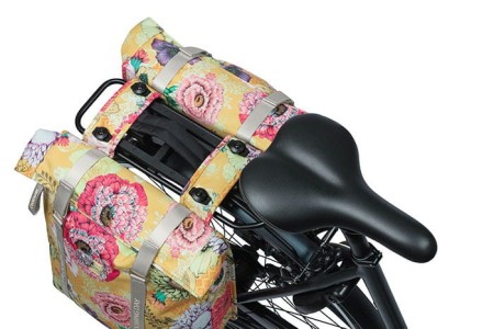Torba na bagażnik BASIL BLOOM FIELD DOUBLE PANNIER BAG MIK 28-35L, MIK System (ready to go) honey yellow (NEW)