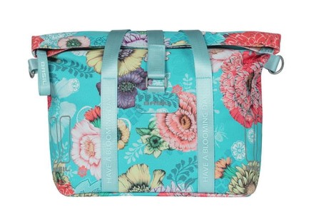 Torba na bagażnik BASIL BLOOM FIELD HANDBAG KF-HOOK System, 8-11L, sky blue (NEW) - rove.pl