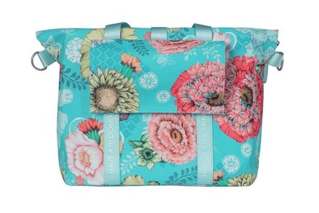 Torba na bagażnik BASIL BLOOM FIELD HANDBAG KF-HOOK System, 8-11L, sky blue (NEW) - rove.pl