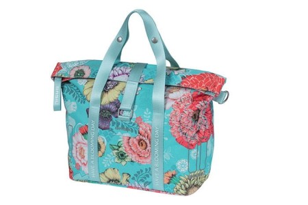 Torba na bagażnik BASIL BLOOM FIELD HANDBAG KF-HOOK System, 8-11L, sky blue (NEW) - rove.pl