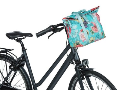 Torba na bagażnik BASIL BLOOM FIELD HANDBAG KF-HOOK System, 8-11L, sky blue (NEW) - rove.pl