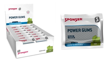 Gumy energetyczne SPONSER POWER GUMS sour łagodny octowo-kwaśny (pudełko 20 saszetek x 75g) - rove.pl
