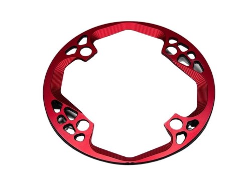 Przejdź do produktu Osłona zębatki Absoluteblack Bashring 28-32t 104mm czerwony