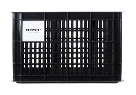 Kosz na kierownicę/bagażnik BASIL BICYCLE CRATE M, 29.5L, recycled synthetic, black (NEW)