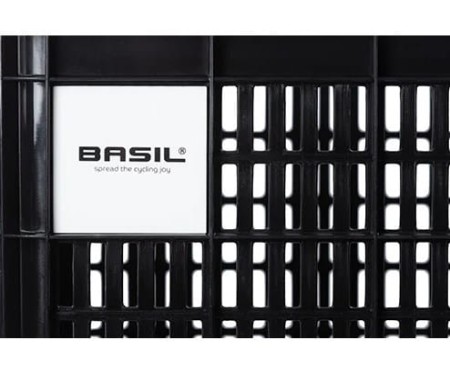 Kosz na kierownicę/bagażnik BASIL BICYCLE CRATE M, 29.5L, recycled synthetic, black (NEW)