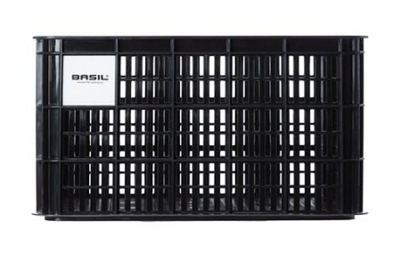 Kosz na kierownicę/bagażnik BASIL BICYCLE CRATE L, 40L, recycled synthetic, black (NEW)