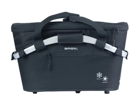 Kosz na tylny bagażnik BASIL CLASSIC CARRY ALL ISO, MIK z adapterem do mocowania (ready to go), 18L, Czarny