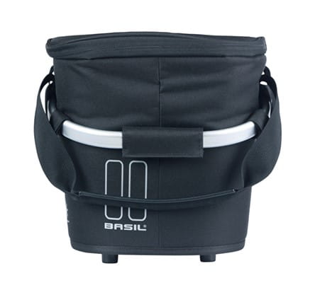 Kosz na tylny bagażnik BASIL CLASSIC CARRY ALL ISO, MIK z adapterem do mocowania (ready to go), 18L, Czarny