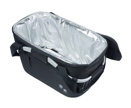 Kosz na tylny bagażnik BASIL CLASSIC CARRY ALL ISO, MIK z adapterem do mocowania (ready to go), 18L, Czarny - rove.pl