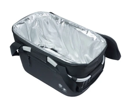 Kosz na tylny bagażnik BASIL CLASSIC CARRY ALL ISO, MIK z adapterem do mocowania (ready to go), 18L, Czarny