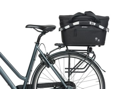 Kosz na tylny bagażnik BASIL CLASSIC CARRY ALL ISO, MIK z adapterem do mocowania (ready to go), 18L, Czarny - rove.pl