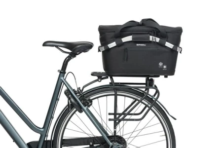 Kosz na tylny bagażnik BASIL CLASSIC CARRY ALL ISO, MIK z adapterem do mocowania (ready to go), 18L, Czarny