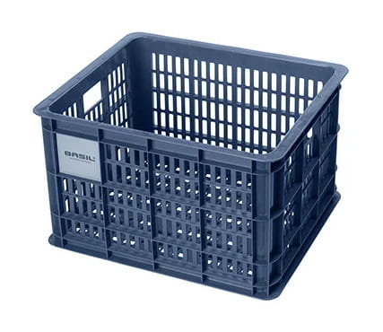 Kosz na kierownicę/bagażnik BASIL BICYCLE CRATE M, 29.5L, recycled synthetic, bluestone (NEW)