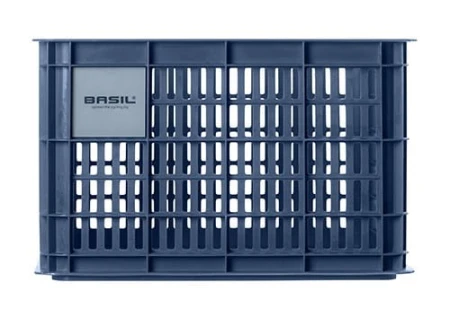 Kosz na kierownicę/bagażnik BASIL BICYCLE CRATE M, 29.5L, recycled synthetic, bluestone (NEW) - rove.pl