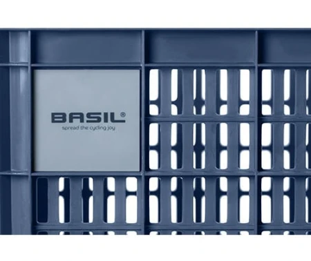 Kosz na kierownicę/bagażnik BASIL BICYCLE CRATE M, 29.5L, recycled synthetic, bluestone (NEW)