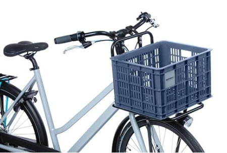 Kosz na kierownicę/bagażnik BASIL BICYCLE CRATE M, 29.5L, recycled synthetic, bluestone (NEW)