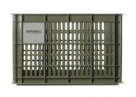 Kosz na kierownicę/bagażnik BASIL BICYCLE CRATE M, 29.5L, recycled synthetic, moss green (NEW)