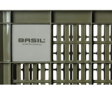 Kosz na kierownicę/bagażnik BASIL BICYCLE CRATE M, 29.5L, recycled synthetic, moss green (NEW)