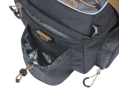 Torba na bagażnik BASIL MILES TRUNKBAG XL PRO MIK 9-36L, MIK System 2.0 (ready to go, 100% wodoodporna black slate - rove.pl