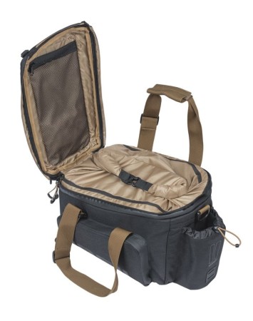 Torba na bagażnik BASIL MILES TRUNKBAG XL PRO MIK 9-36L, MIK System 2.0 (ready to go, 100% wodoodporna black slate - rove.pl