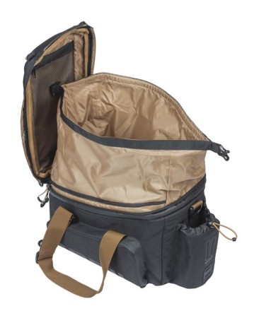 Torba na bagażnik BASIL MILES TRUNKBAG XL PRO MIK 9-36L, MIK System 2.0 (ready to go, 100% wodoodporna black slate - rove.pl